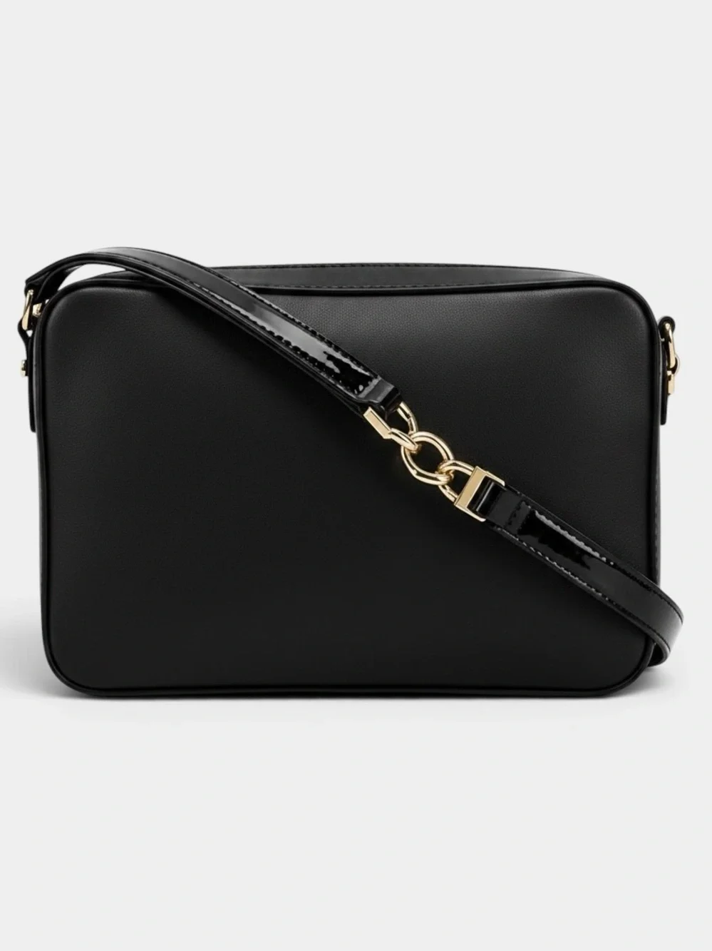 Kate Spade Highliner Clover Black Leather Crossbody Bag with Storybook Lining